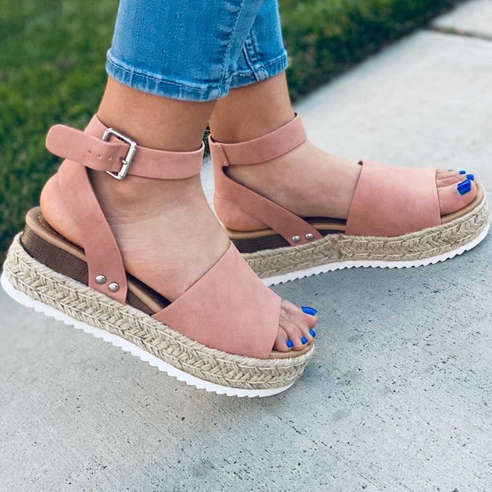 HP 💫Rose nude espadrille sandal - Picture 3 of 3